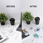 In wall cable management